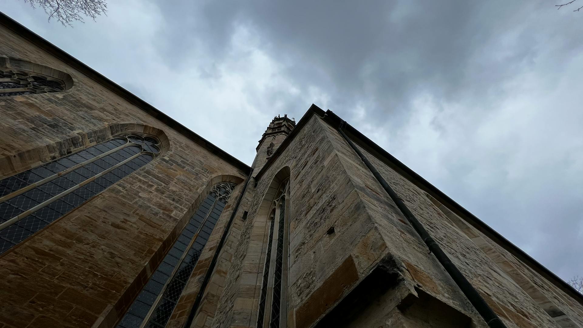 Church facade of Erfurt Cathedral